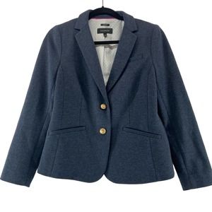 Talbots Gray‎ Aberdeen Blazer Jacket Size 4 Cotton